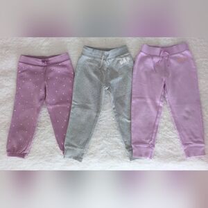 3 pairs of girl sweatpants 4T